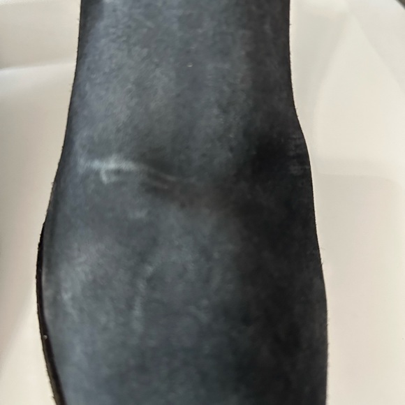 Free People Charm Double V Gray Suede Ankle Boots Booties NWOB Size 9 - Picture 6 of 10